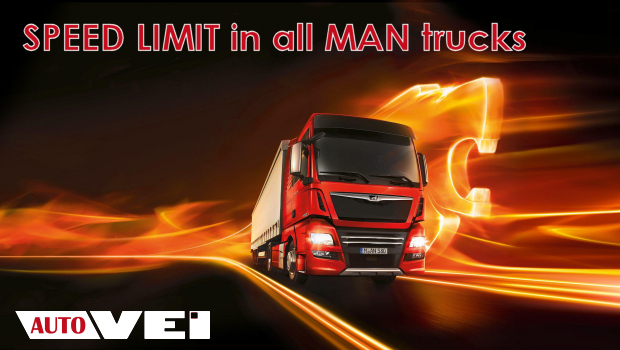 Speed limit in MAN trucks